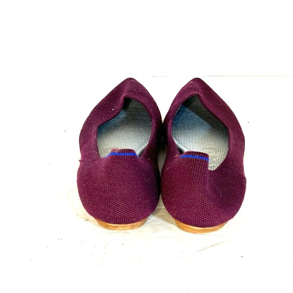 Rothys Merino The Point Womens Size 8 US Aubergine Purple Slip On Flat Shoes - Picture 4 of 13